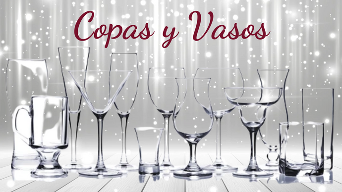 TIPOS DE COPAS O VASOS PARA CADA BEBIDA