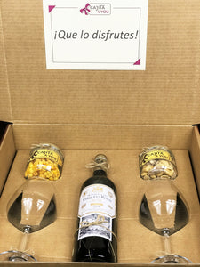 marqués-riscal-rioja-reserva-caja-regalo-copas-snacks-mensaje-persoanlizado-dedicatoria