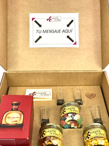 regalo-caja-Don-Julio-Reposado-Tequila-mensaje-personalizado-dedicatoria-snacks