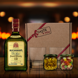 caja-regalo-whisky-Buchanan's-2-vasos-2-snacks-dedicatoria-personalizada