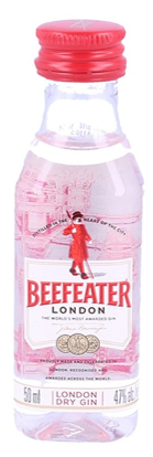 mini-botella-miniatura-Beefeater-caja-regalo-degustación-cata